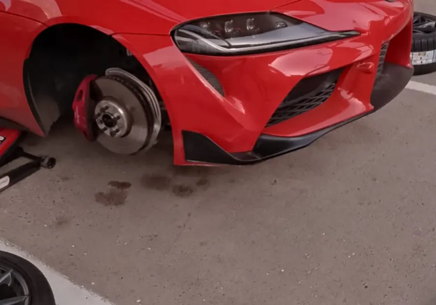 Brake disc detail